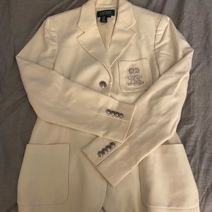 Ralph Lauren white jacket (Size 6).